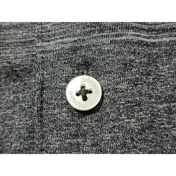 johnnie-O Mens Mclean PREP-Formance Jersey Polo Grey Stripes Golf Shirt Size M - Picture 7 of 10